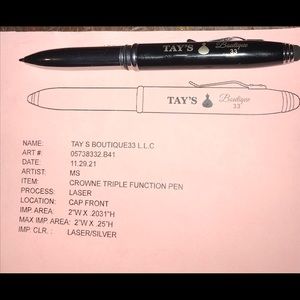 Triple function pen